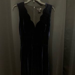 Cute dark velvet dress